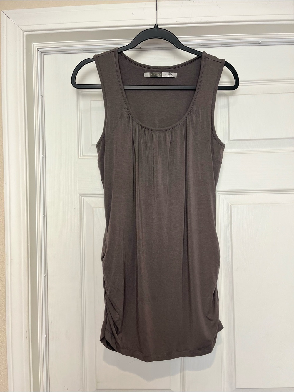Athleta | Gray Kavi Athletic Workout Bra Tank, Large